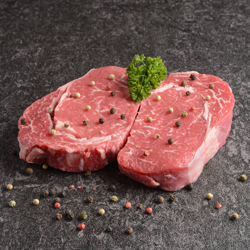 2 x 10oz Premium Rib Eye Steak