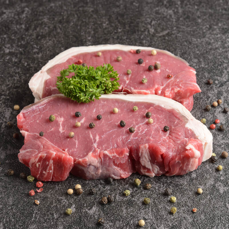 2 x 8oz Sirloin Steak